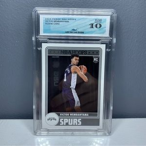 Victor Wembanyama Rookie RC Graded NBA San Antonio Spurs Basketball Trading Card